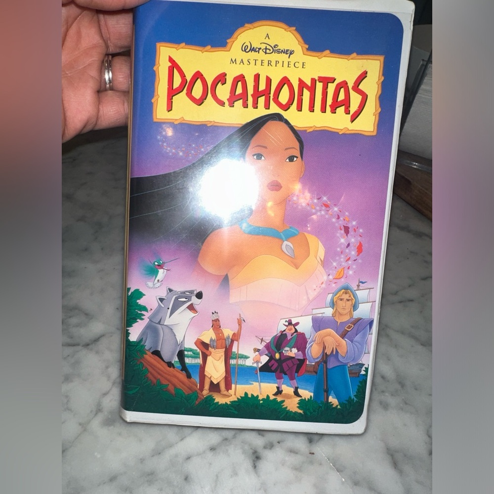 Disney Pocahontas VHS Tape Vintage 90s Cottagecore Boho Disney Collectible